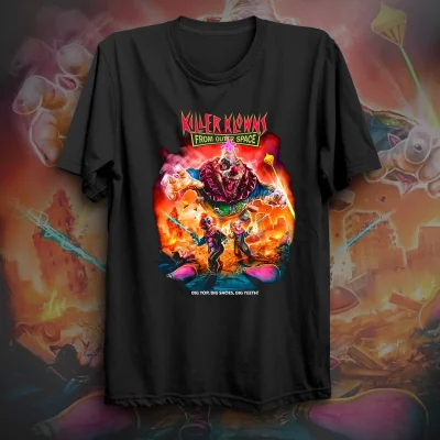 T-shirt-classic-preta-Killer-Klowns-2